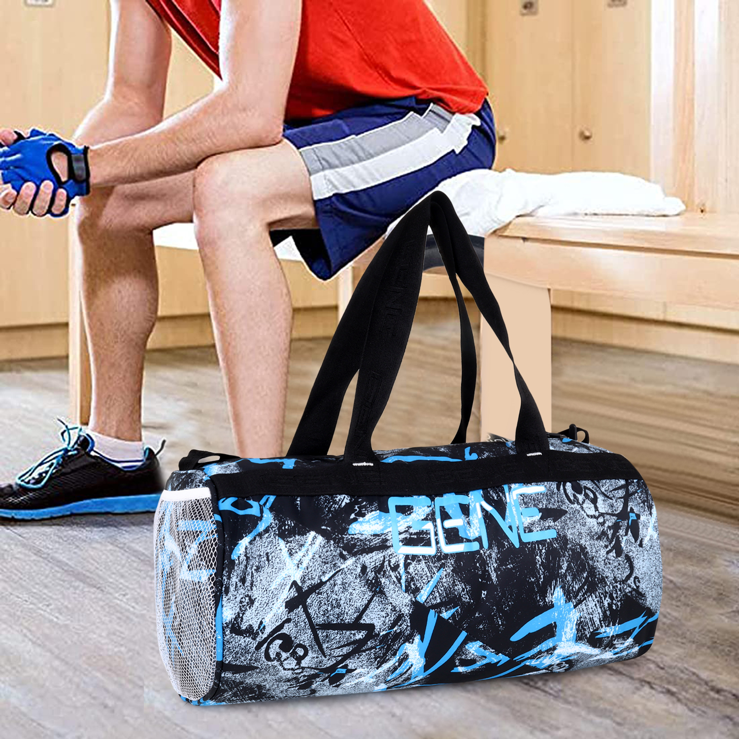 2021trend Design Custom Logo Spend The Night Tote Duffle Bag Foldable  Polyester Travel Gym Bag Sports Bag with Shoe Compartment - China Duffel Bag  and Outdoor Travel Bag price | Made-in-China.com