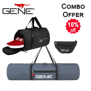 Gene Bags® Sports Combo Gym Bag / Yoga Mate & Waist Pouch